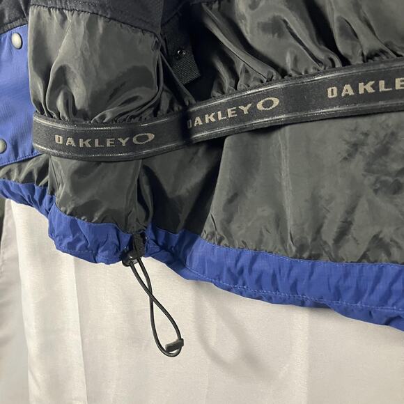 Oakley Jacket Mens Medium Blue Performance Fit Hooded Down Insulated Winter FA18 - Picture 13 of 16